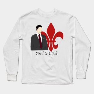 elijah mikaelson sired to elijah fleur de lis the originals Long Sleeve T-Shirt